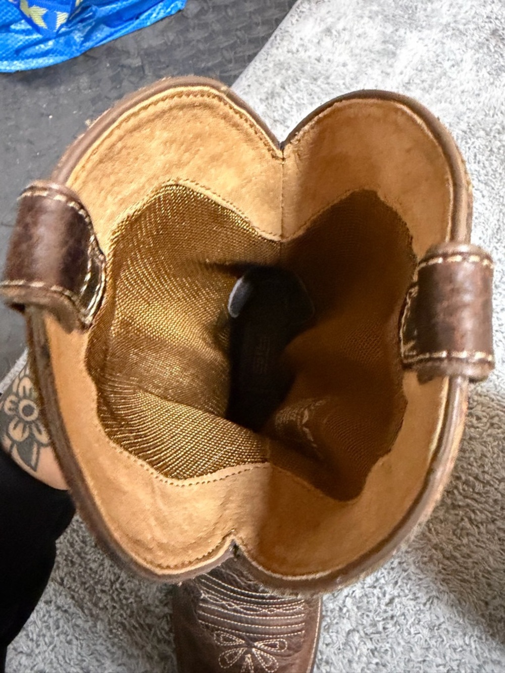 Ariat Daisy leather Western Boots Size 8.5 - Picture 11 of 13